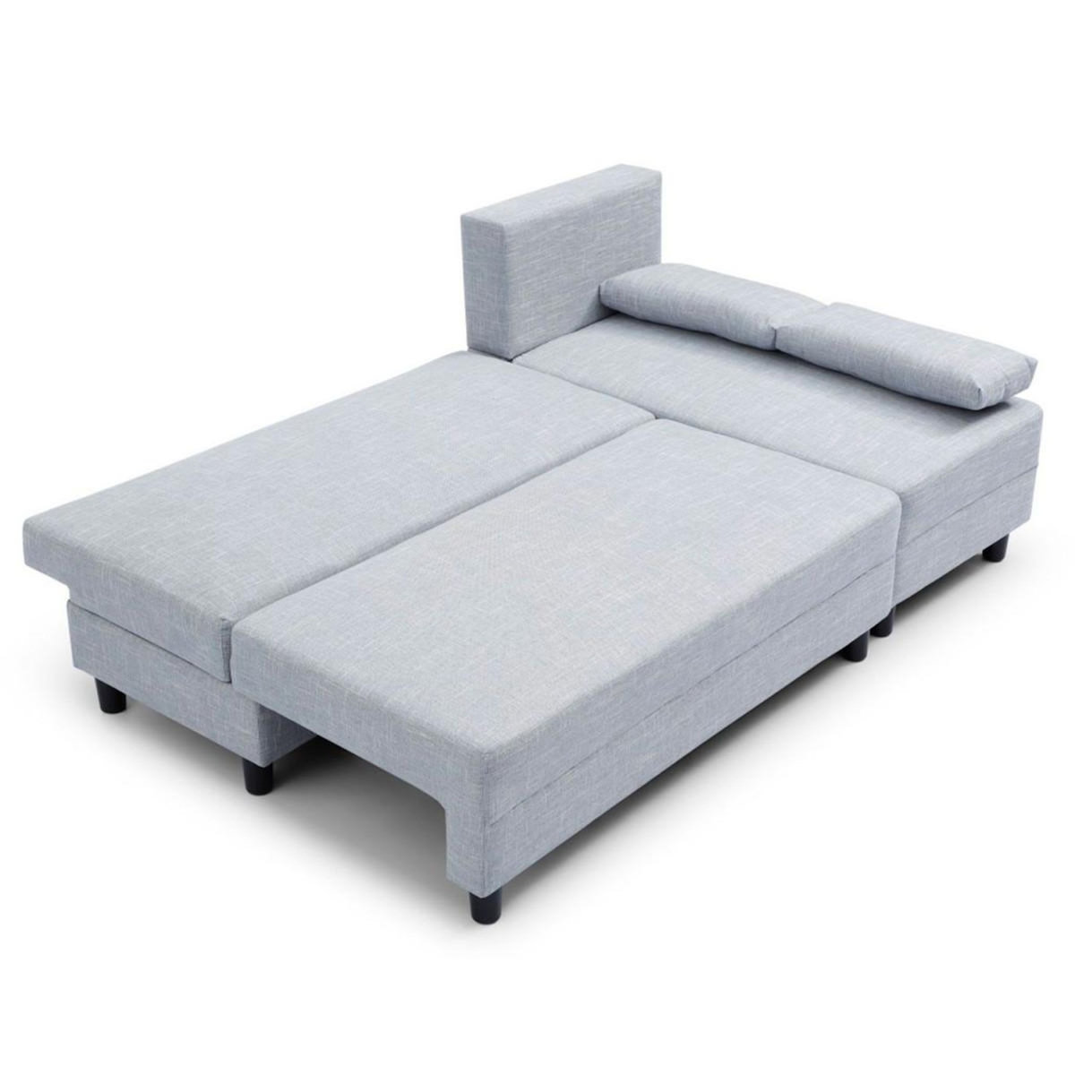 Paris Prix Canapé d'Angle Convertible  Eloy  198cm Gris