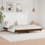 Voir la diapositive 1 : VIDAXL Cadre de lit sans matelas chene marron 120x200 cm