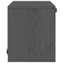 Voir la diapositive 4 : VIDAXL Armoire murale Gris 40x30x35 cm Bois de pin massif