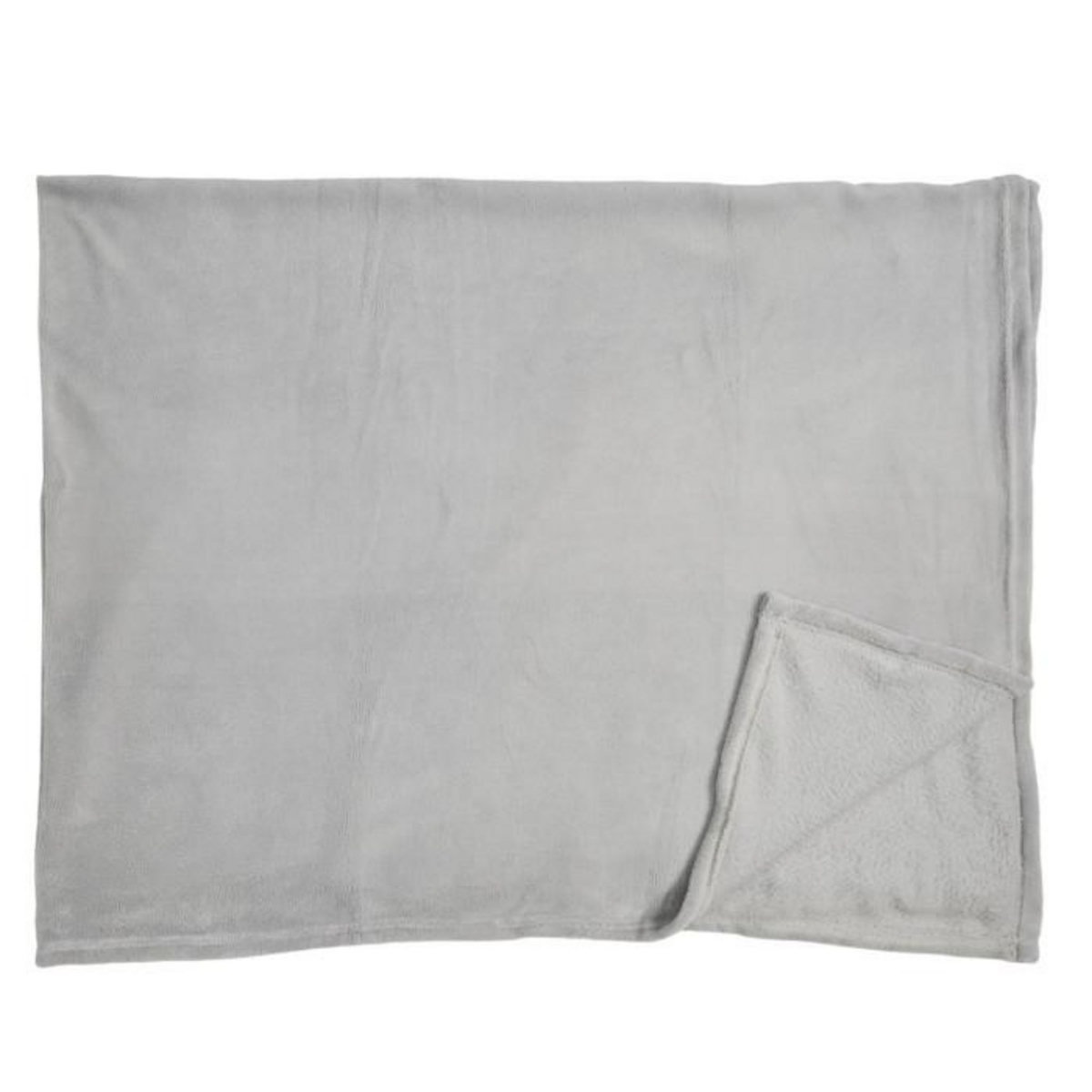 Paris Prix Plaid Microfibre  Roméo  150x200cm Gris Clair