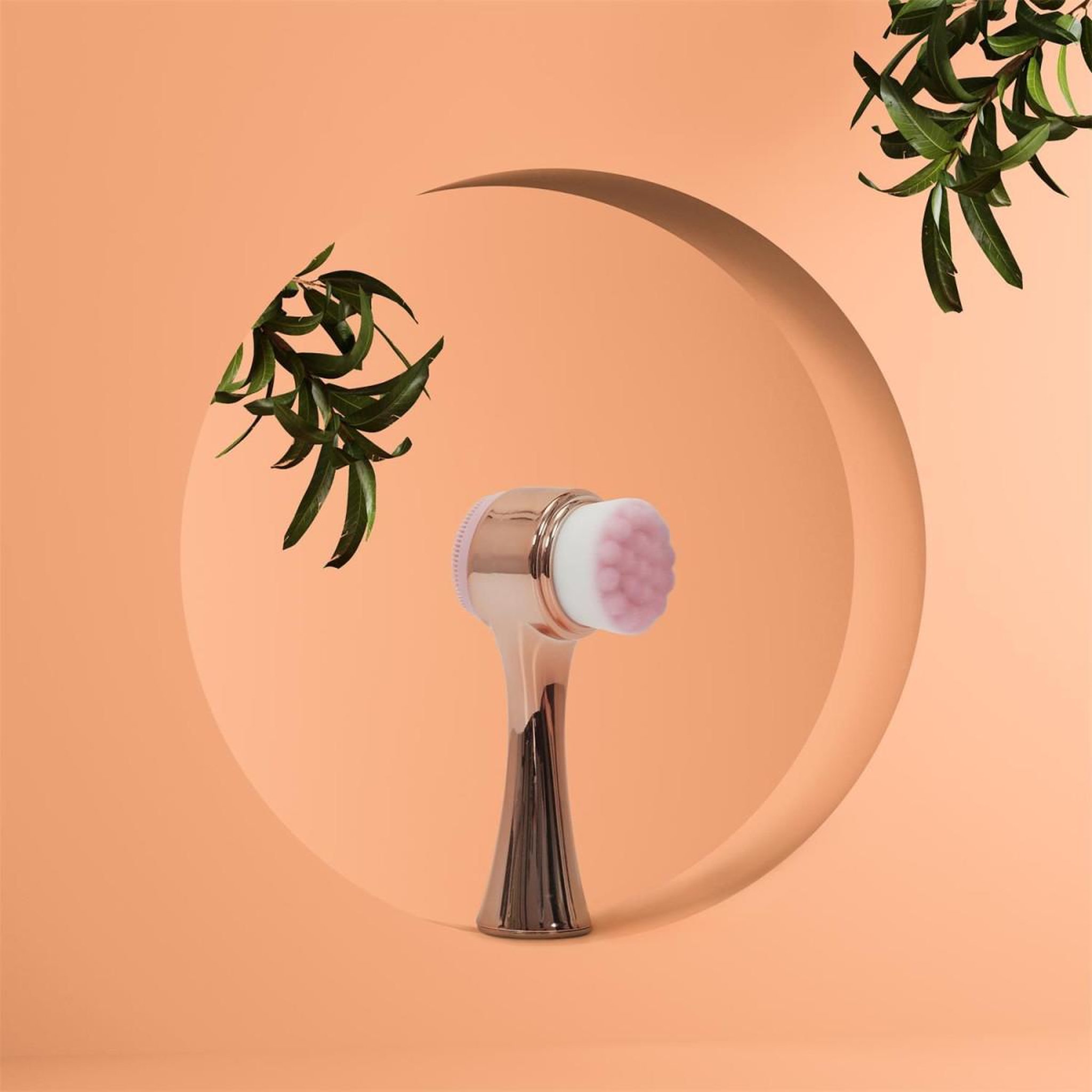 Voir la diapositive 5 : Cosmetic Club Brosse visage 2 en 1  double action  13cm rose