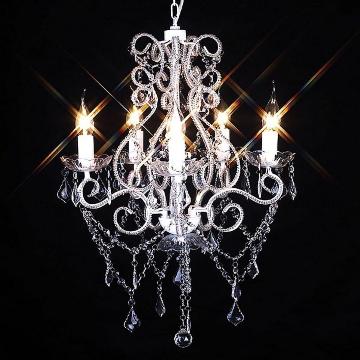 VIDAXL Chandelier avec 2800 cristaux E14