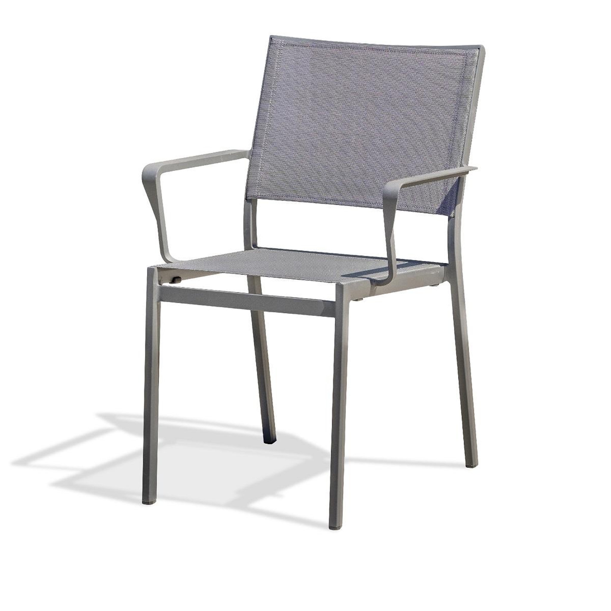 Voir la diapositive 3 : DCB GARDEN Salon de jardin - 8 places - Aluminium - Anthracite - STOCKHOLM