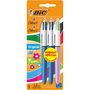 Voir la diapositive 2 : BIC Lot de 3 stylos bille rétractables pointe moyenne 2 originals + 1 fun