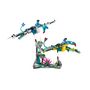 Voir la diapositive 3 : LEGO Disney 75572 Avatar Le premier vol en banshee de Jake et Neytiri, Jouet Pandora, avec Animaux
