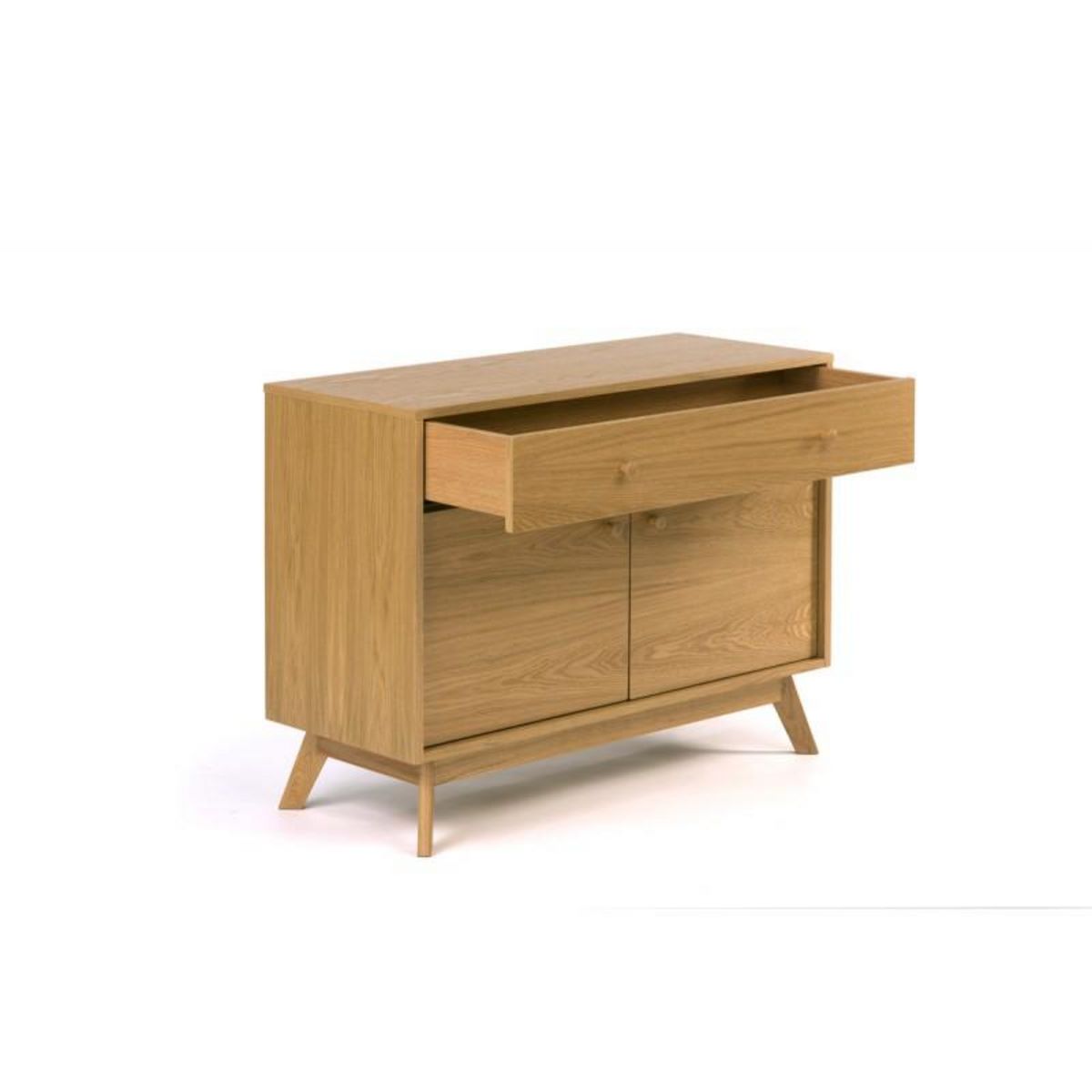 Paris Prix Buffet 2 Portes & 1 Tiroir  Kensal  100cm Chêne