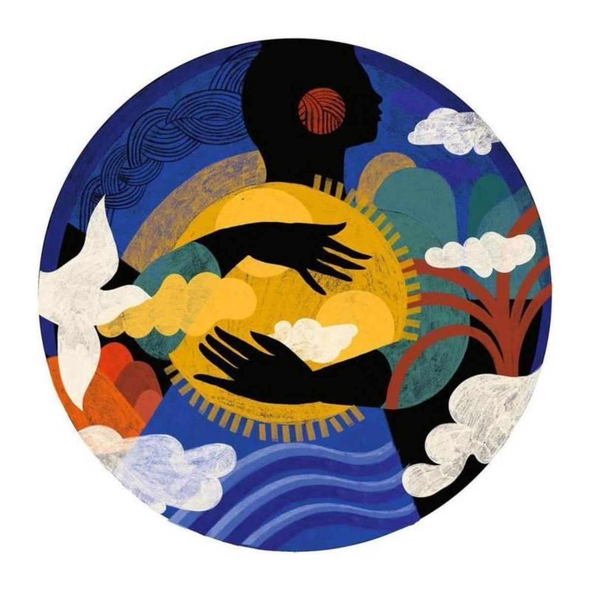 RAVENSBURGER Puzzle rond 500 pieces Ressentir, Little Sun, Adultes et enfants des 10 ans, Puzzle de qualité supérieure, Encastrement parfai