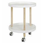 Paris Prix Desserte de Cuisine en Bois  Nyaz  60cm Blanc