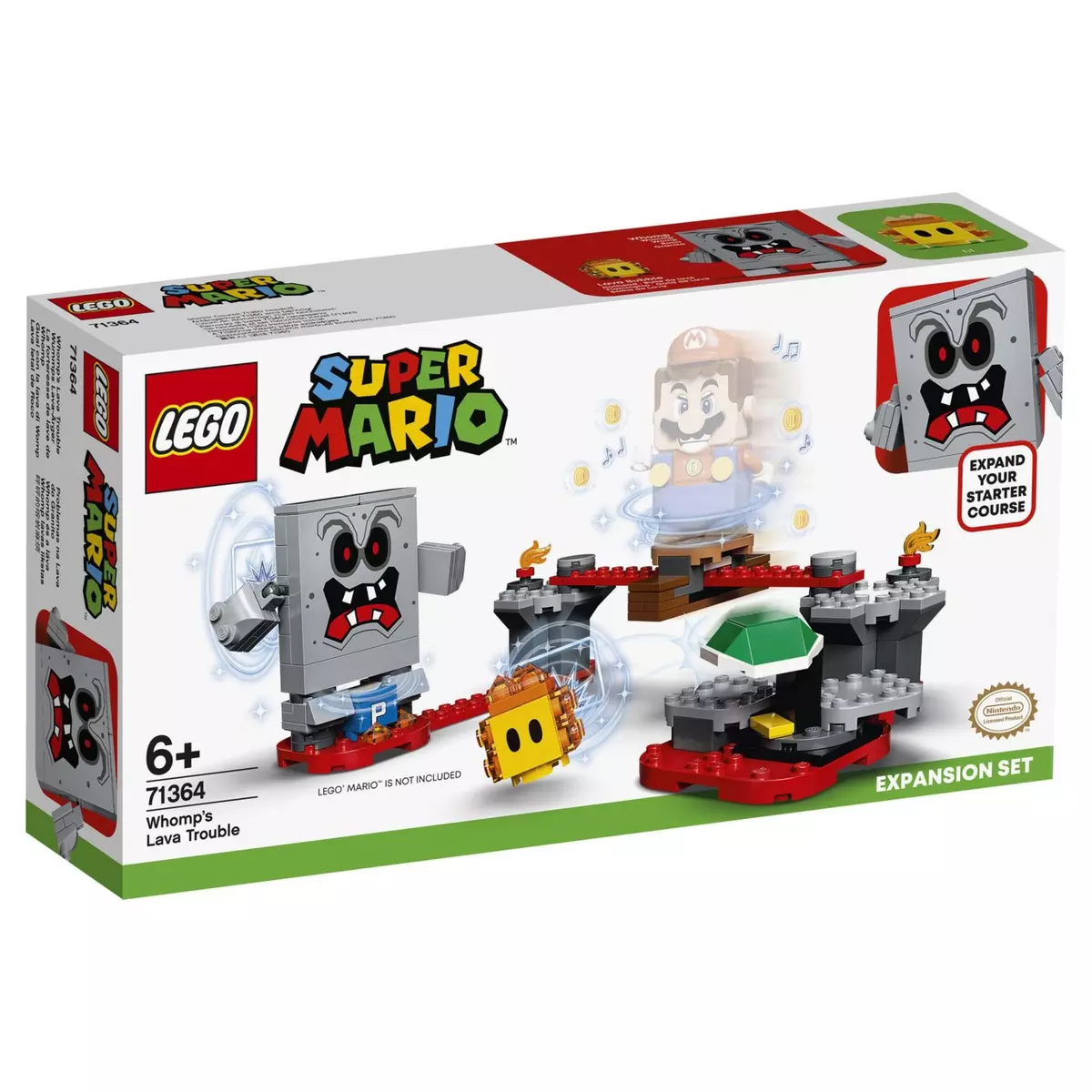 LEGO Super Mario 71364 - Ensemble d'extension La forteresse de lave de Whomp