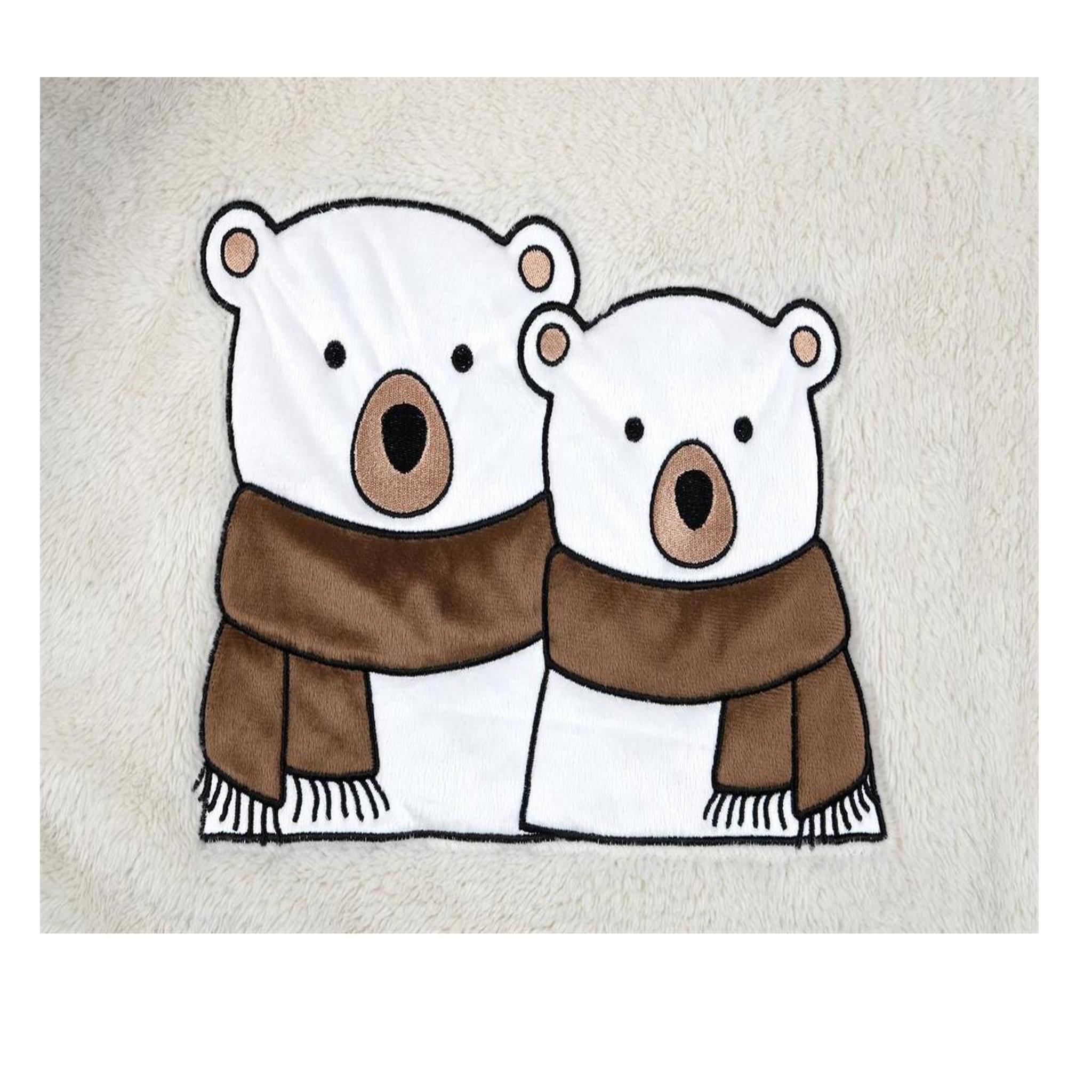 Voir la diapositive 4 : Eden Plaid a poils doux couple ours
