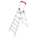 HAILO MS LINE - Escabeau ménager pliable en aluminium 6 marches ultra léger Hailo L50
