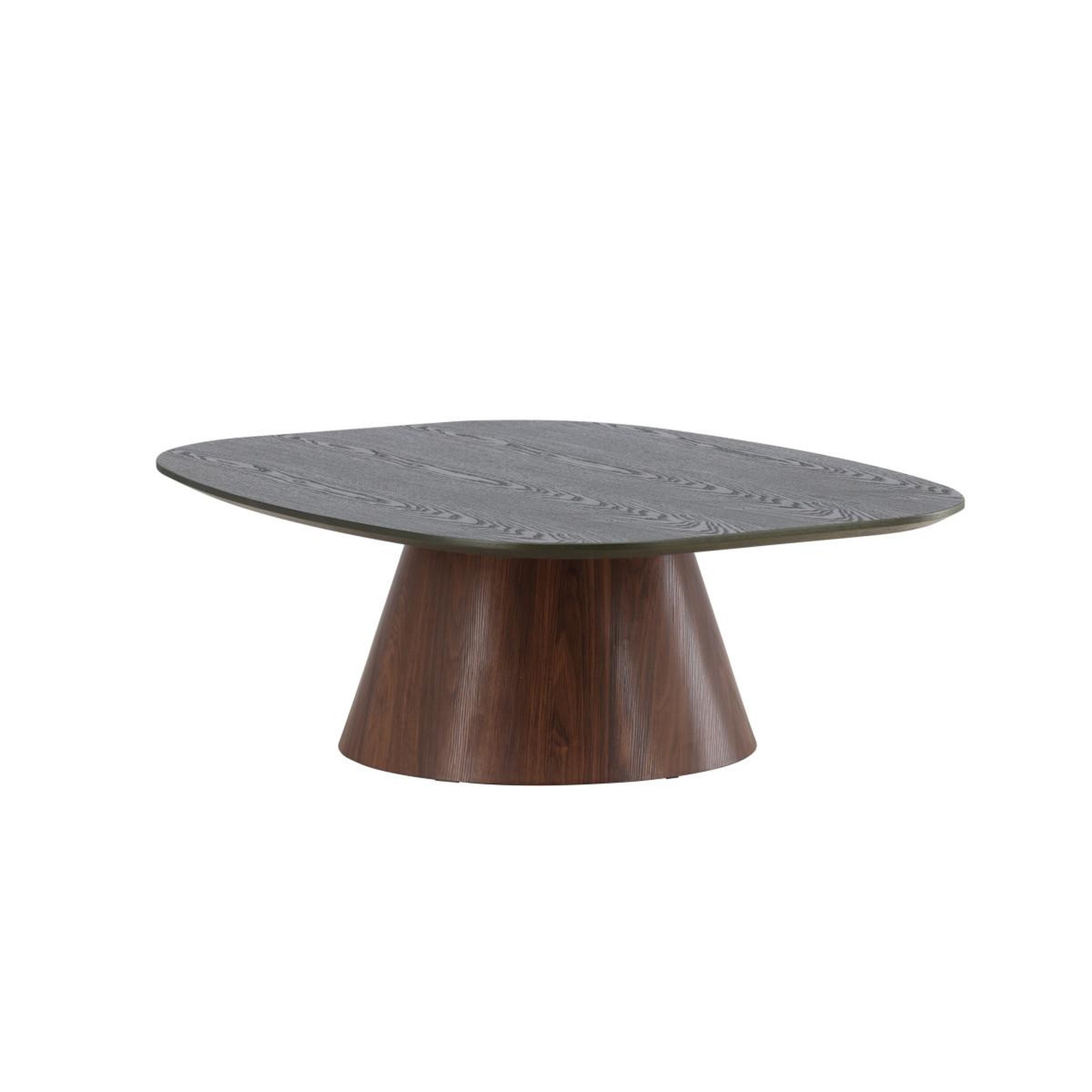 Voir la diapositive 4 : Paris Prix Table basse design  lanzo  120cm marron & vert foncé
