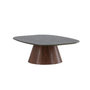 Voir la diapositive 4 : Paris Prix Table Basse Design  Lanzo  120cm Marron & Vert Foncé