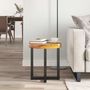 Voir la diapositive 3 : VIDAXL Table basse 40x45 cm Bois de teck massif et polyresine