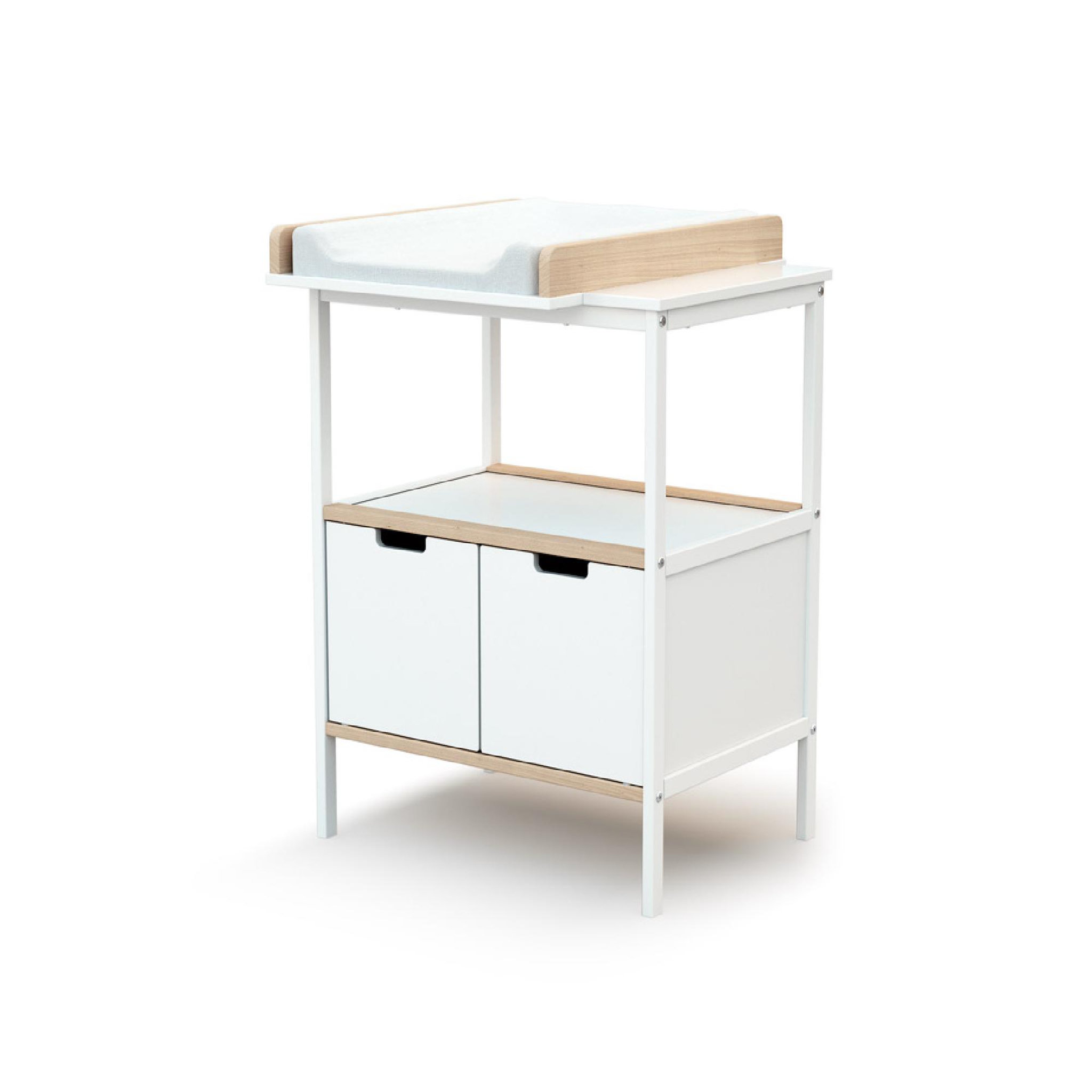 Voir la diapositive 1 : AT4 Meuble à langer 2 portes en bois