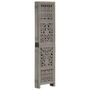 Voir la diapositive 2 : VIDAXL Cloison de separation 5 panneaux Gris 200x165 cm Bois manguier