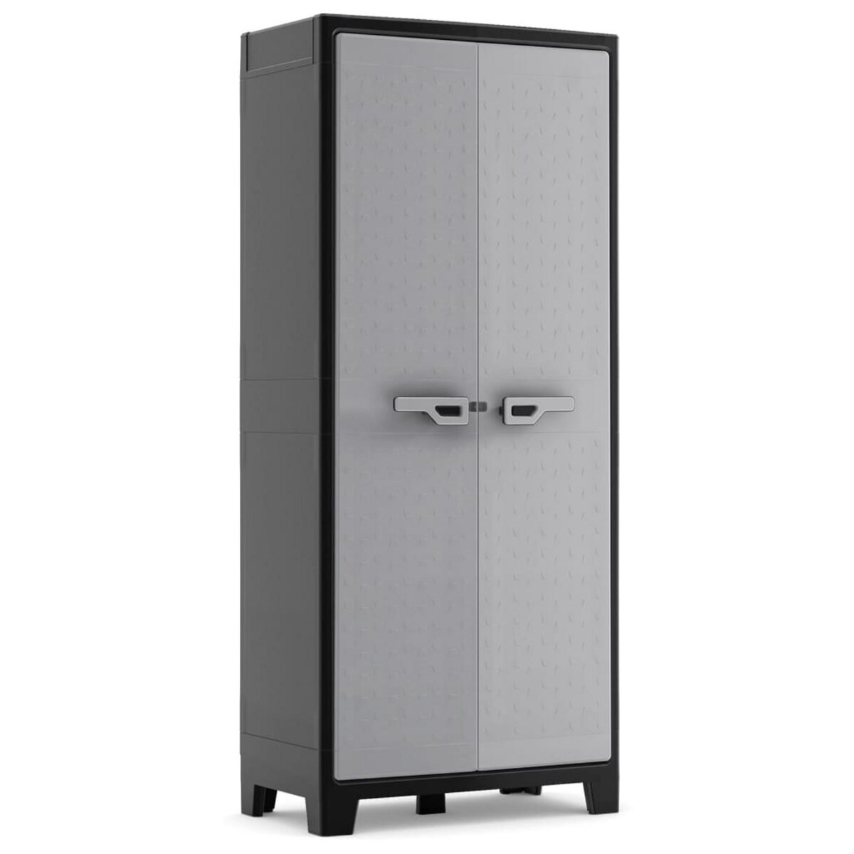 Keter Keter Armoire de rangement polyvalente Titan Noir et gris 182 cm