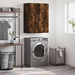 VIDAXL Armoire murale chene fume 69,5x34x90 cm bois d'ingenierie