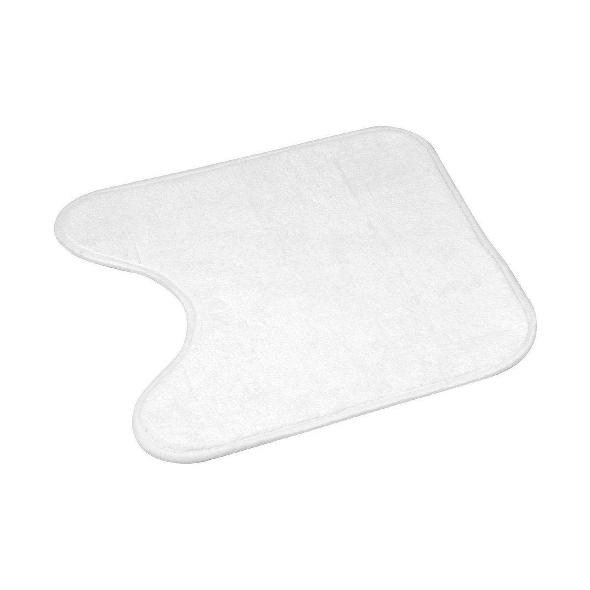 Douceur d'Intérieur Tapis contour wc  vitamine ii  45x45cm blanc