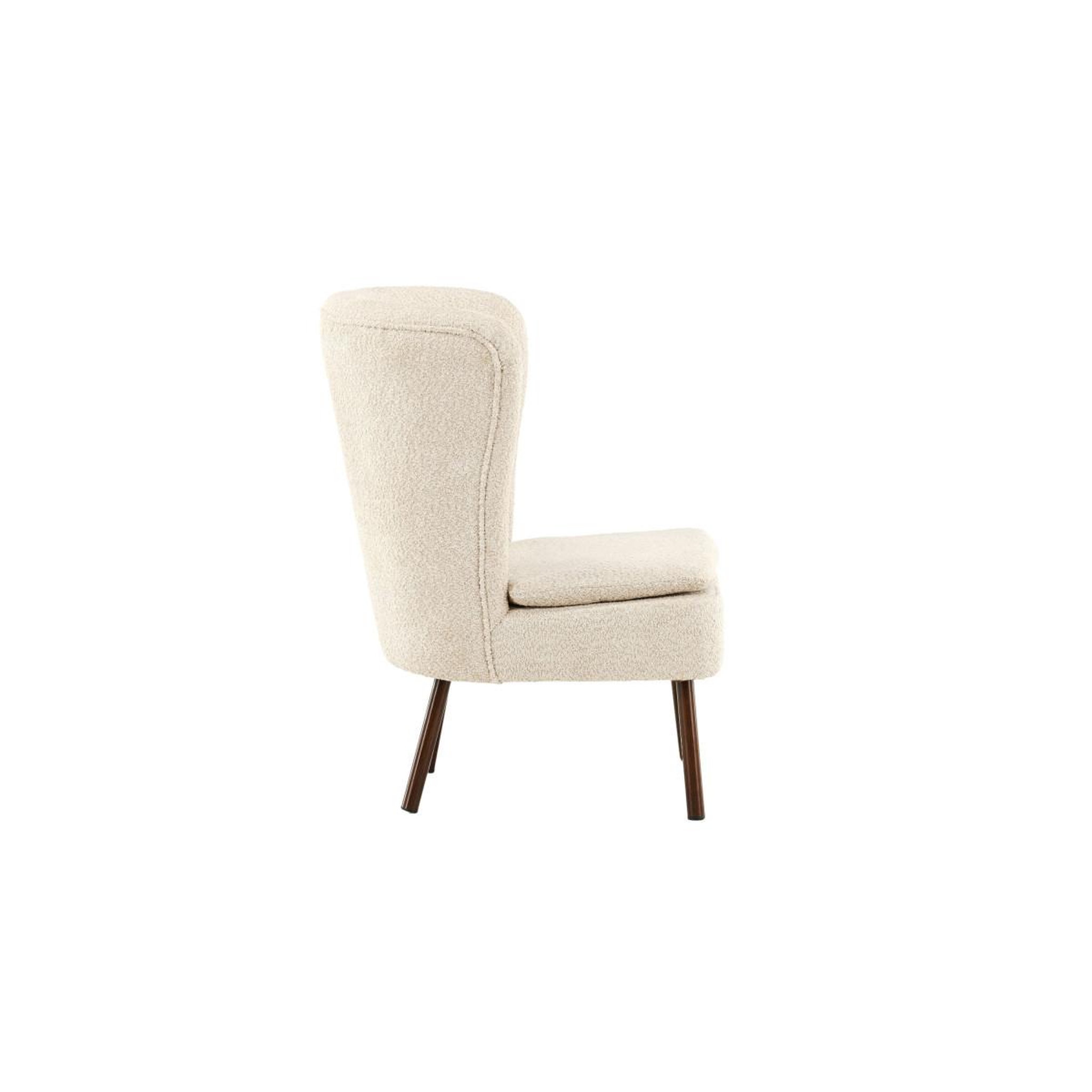 Voir la diapositive 4 : Paris Prix Fauteuil Design Bouclette  Hallso  92cm Beige