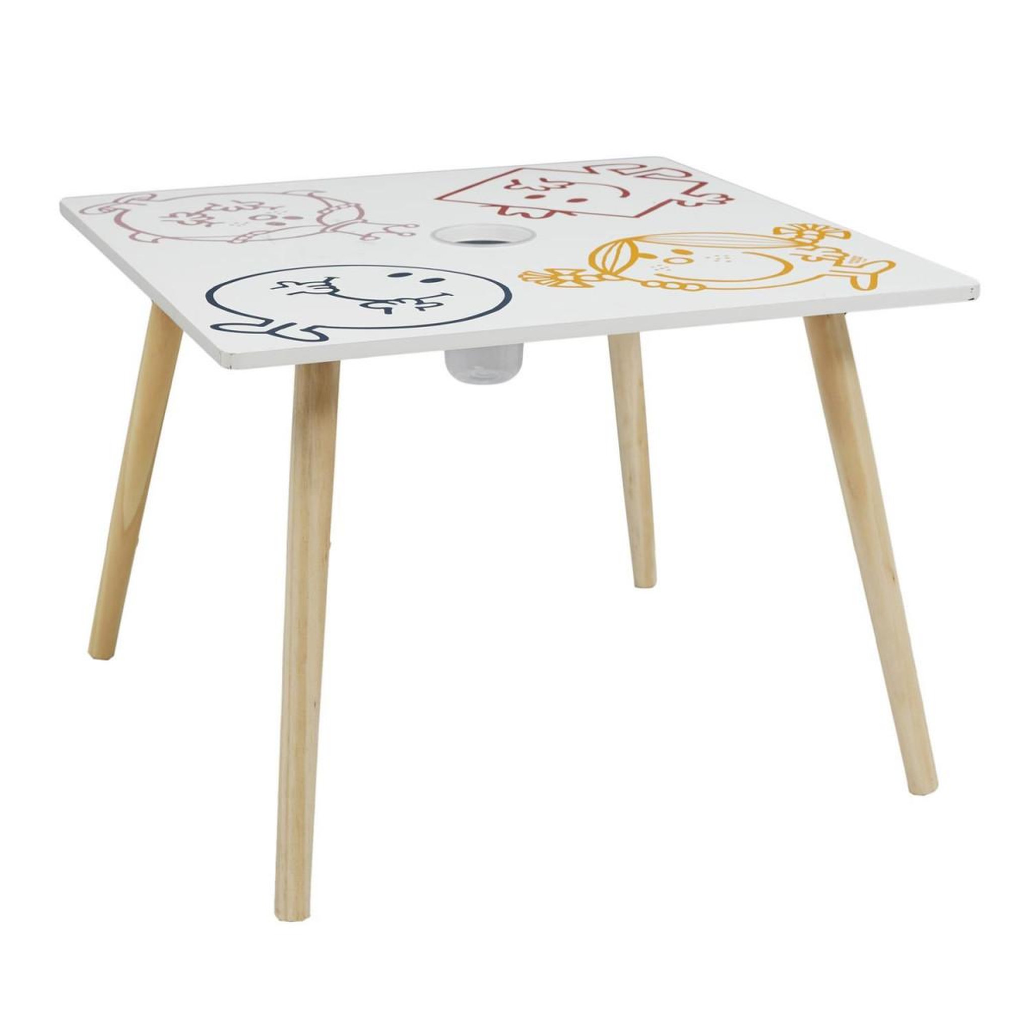 The Home Deco Factory Table enfant  monsieur & madame®  60cm multicolore