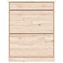 Voir la diapositive 4 : VIDAXL Armoire a chaussures ALTA 77x35x96 cm bois massif de pin