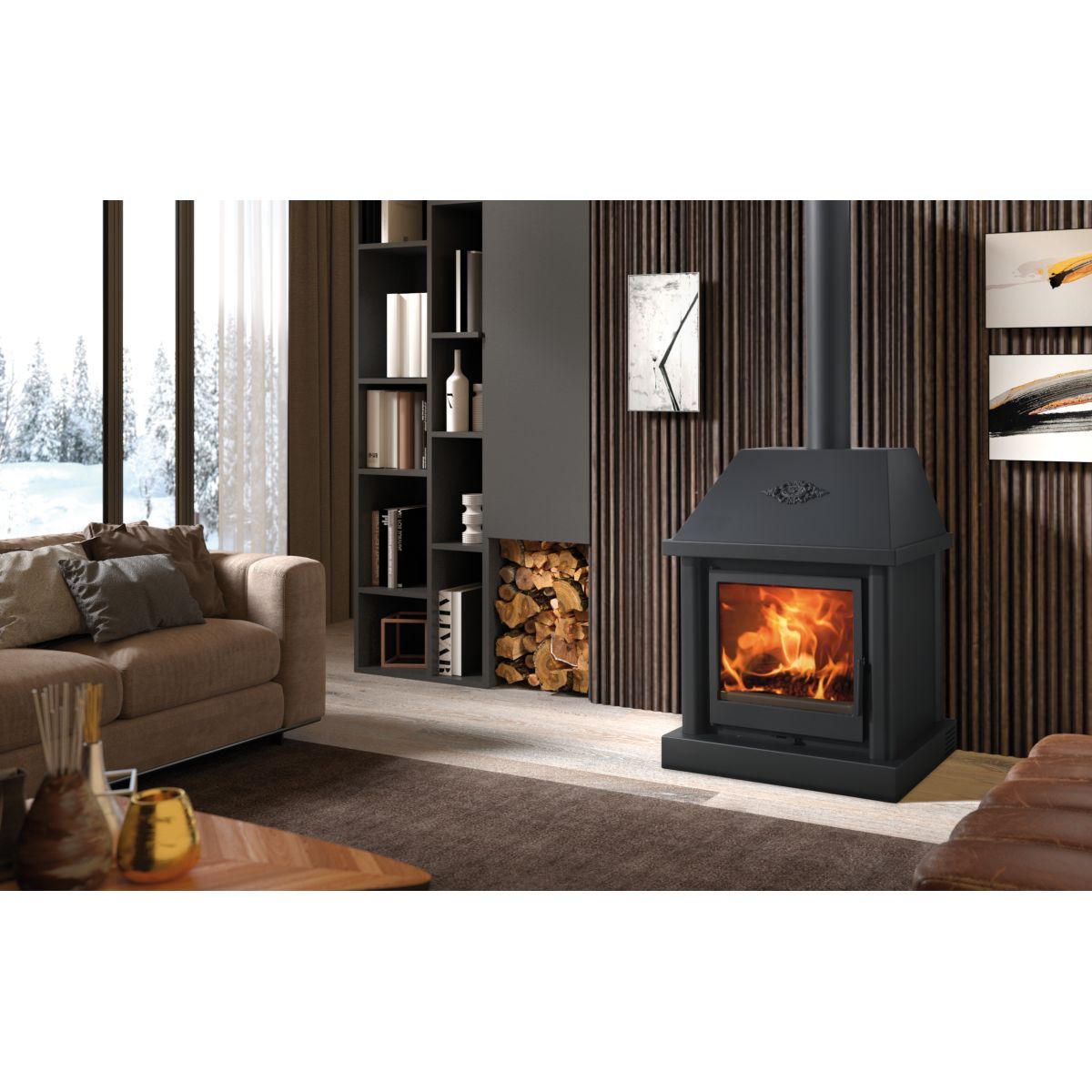 PANADERO Poêle à bois LA MANCHA EcoDesign 10 KW