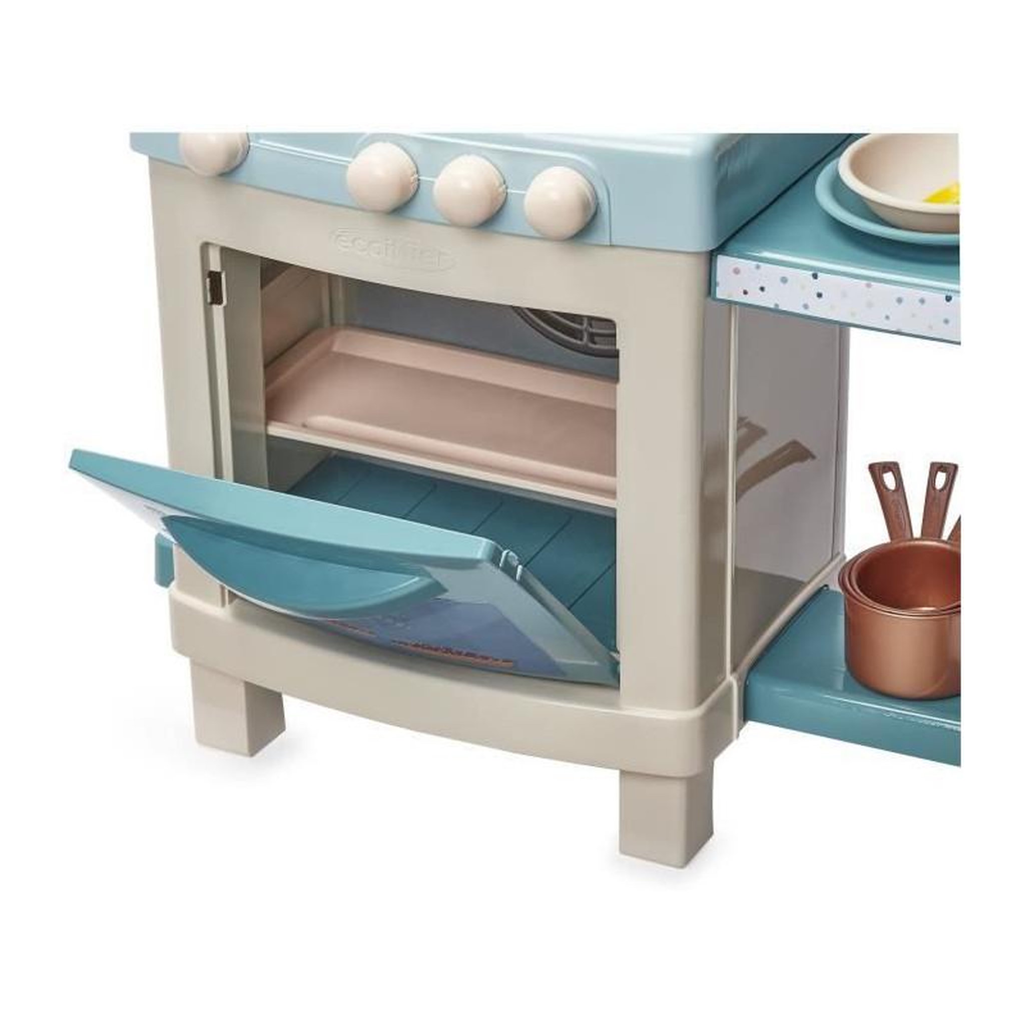 Voir la diapositive 4 : Ecoiffier Jeux d'imitation : cuisine Vert Azur - ECOIFFIER - 1681