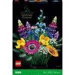 LEGO Icons 10313 Bouquet de fleurs sauvages,  Plantes Artificielles avec Coquelicots et Lavande, Activité Manuelle pour Adultes, Cadeau, Botanical Collection