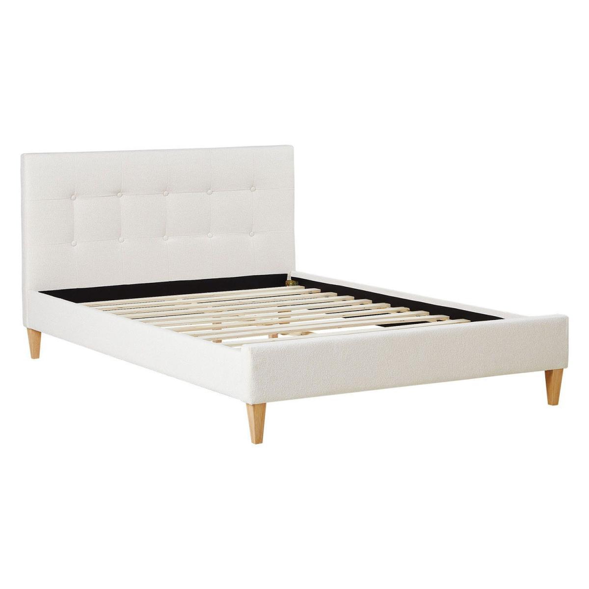 Voir la diapositive 3 : HomeStyle4U Lit 2 Places 140x200 cm avec Matelas