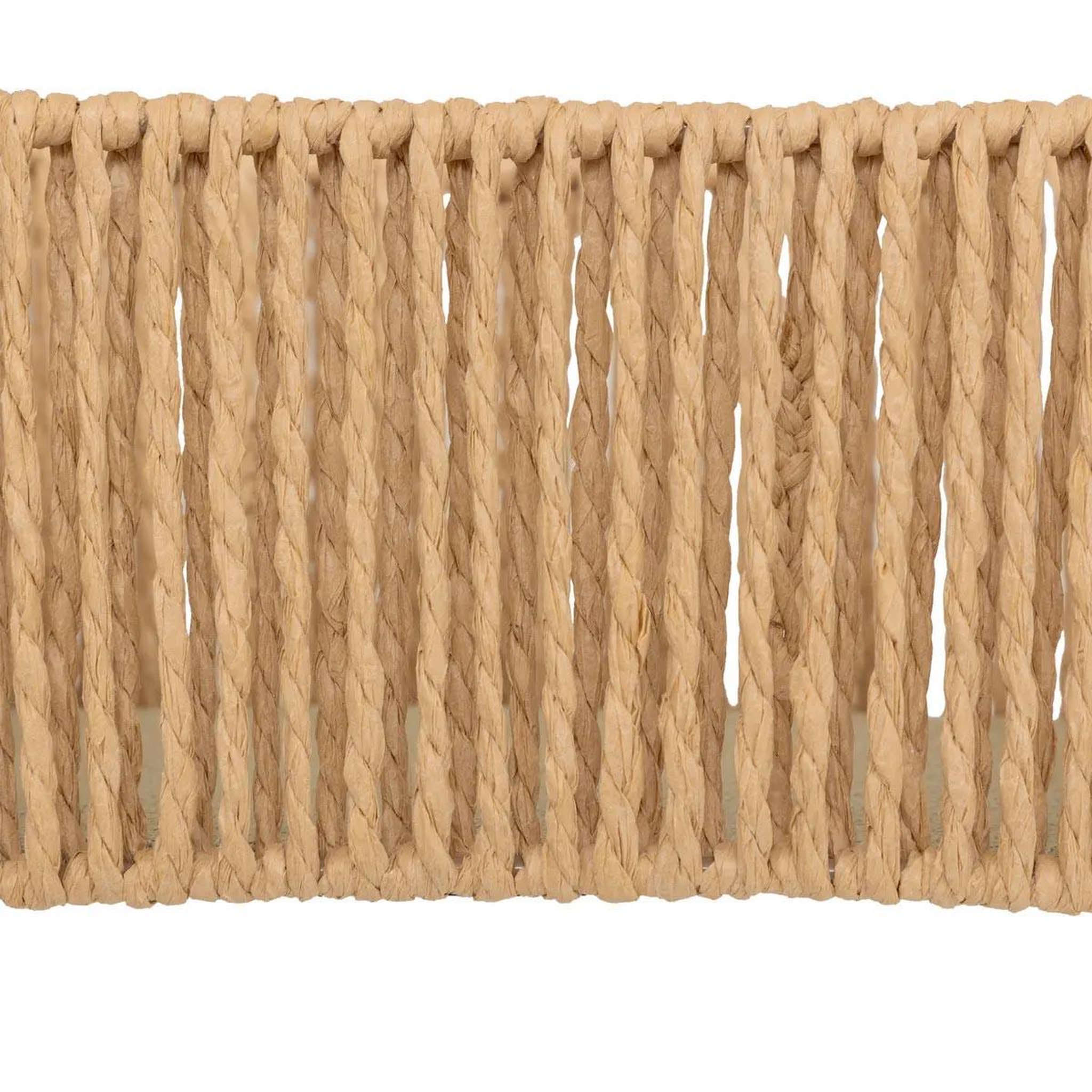 Voir la diapositive 6 : ATMOSPHERA Lot de 3 paniers rectangles  ali  26cm naturel