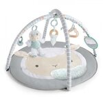 MARKET24 INGENUITY Tapis de sol éveil évolutif - Petit Mouton - Arche de jeu amovible, 5 jouets sensoriels, peluche mouton, miroir, cou