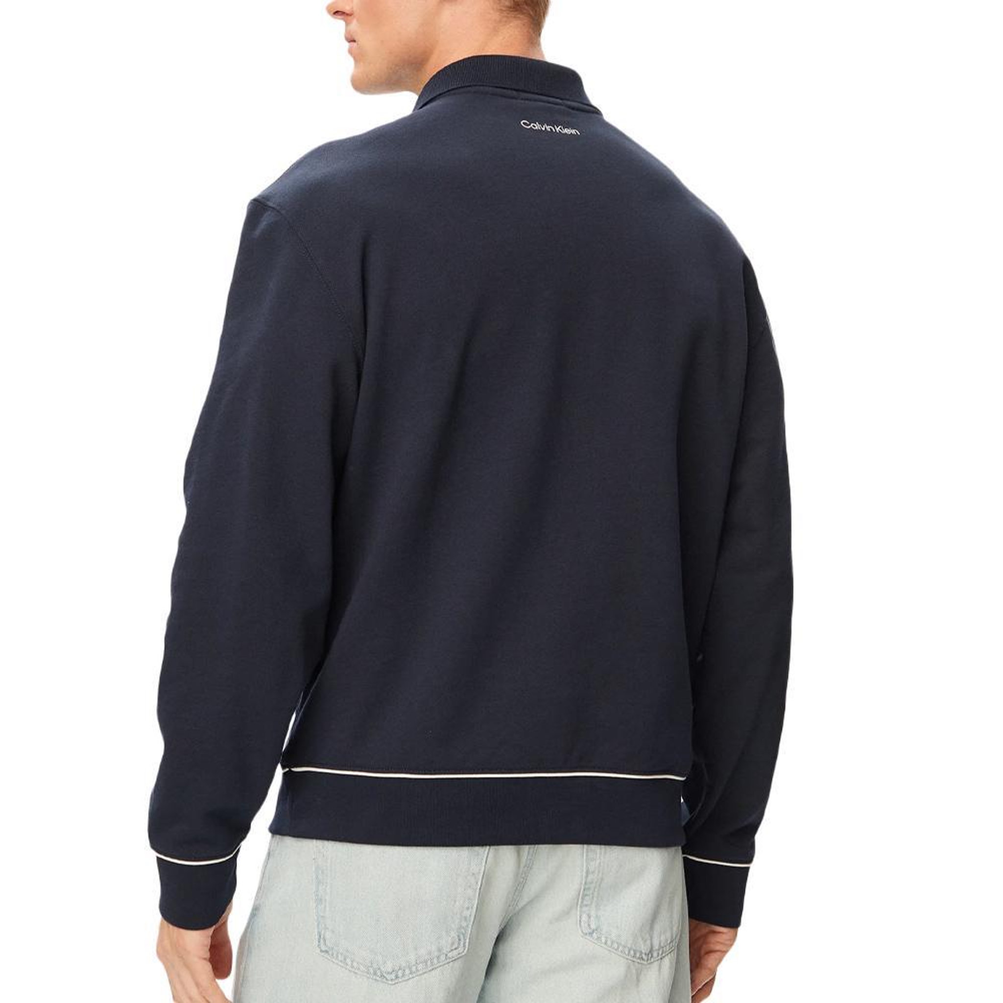 Voir la diapositive 5 : CALVIN KLEIN JEANS Sweat marine homme calvin klein jeans terry