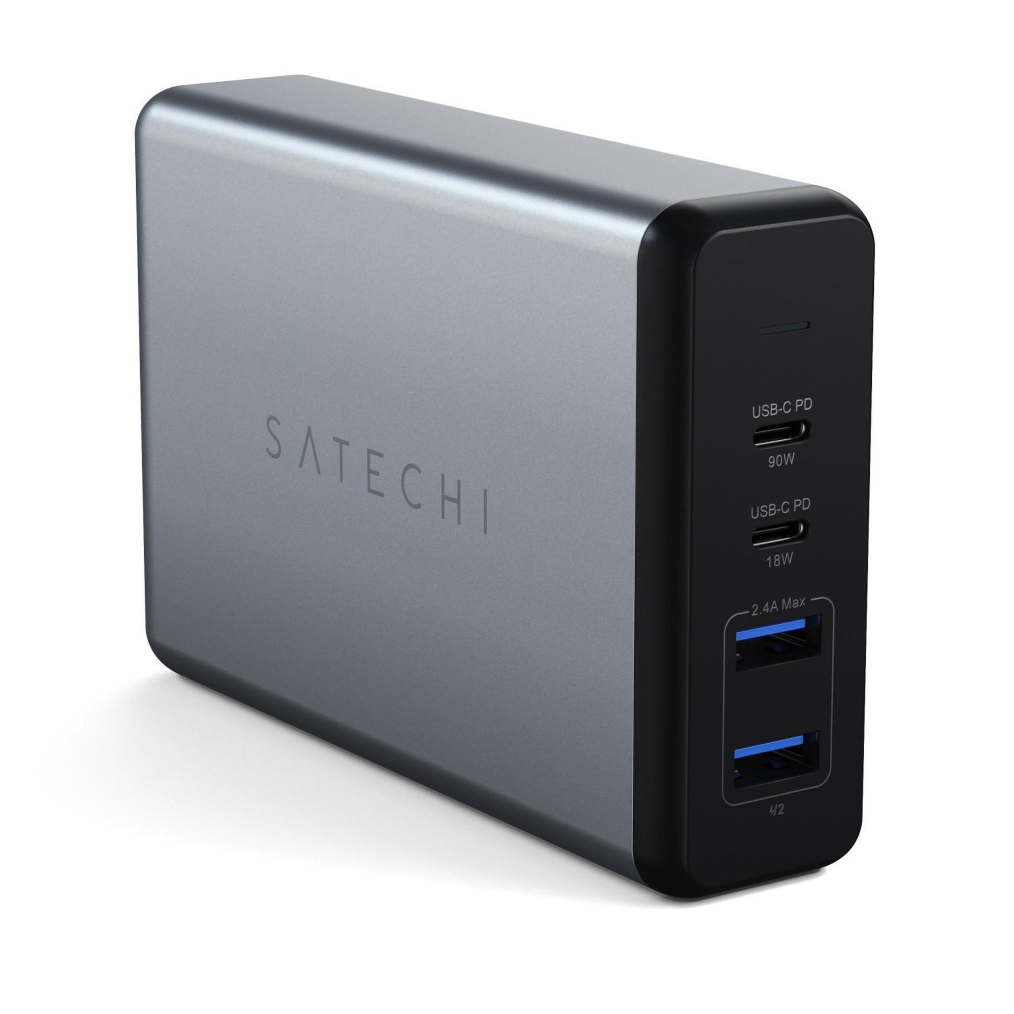 Voir la diapositive 2 : SATECHI Chargeur de bureau Satechi 108W Pro USB C PD Bleu