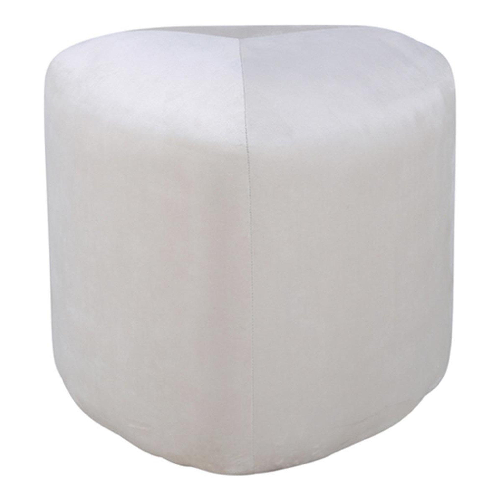 Paris Prix Pouf en velours  peg  46cm beige