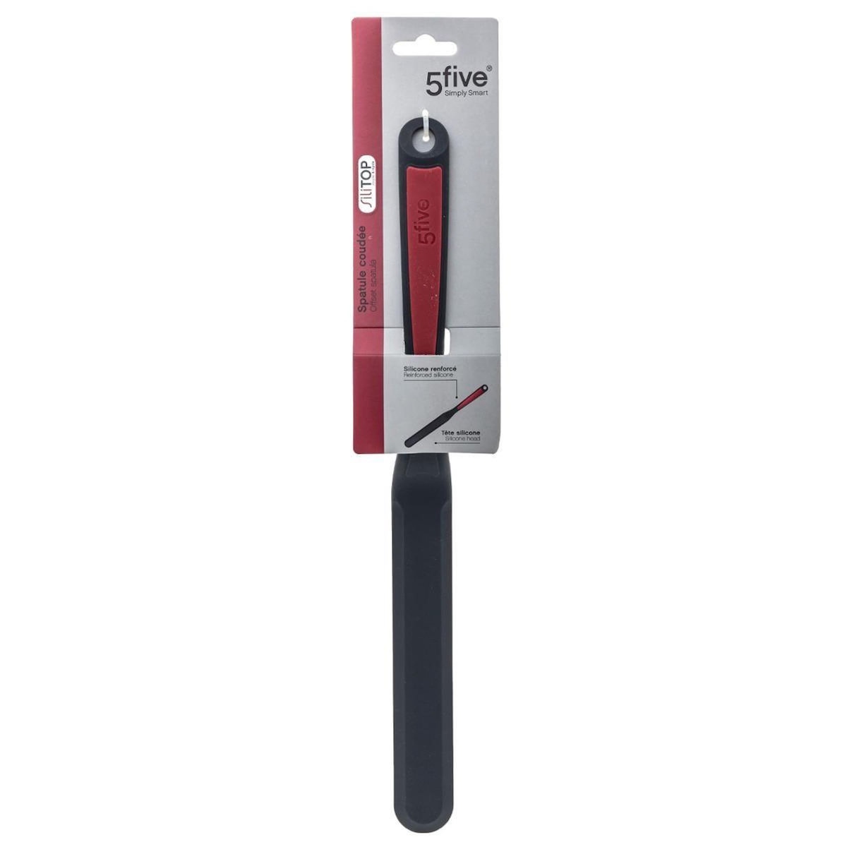 FIVE Spatule Coudée de Cuisine  Silitop  36cm Noir