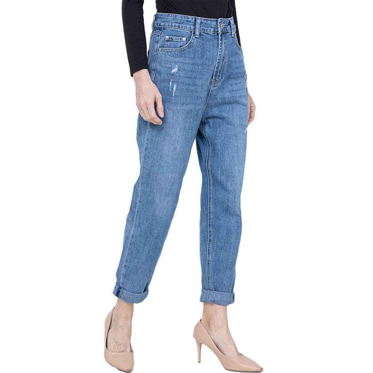 MONDAY PREMIUM Jeans Bleu Mom Femme Monday Premium 3211