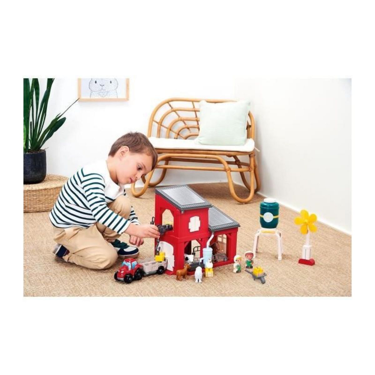 Ecoiffier ECOIFFIER 2979 Abrick - Ferme écologique - 18 mois - Respectueuse de l'environnement