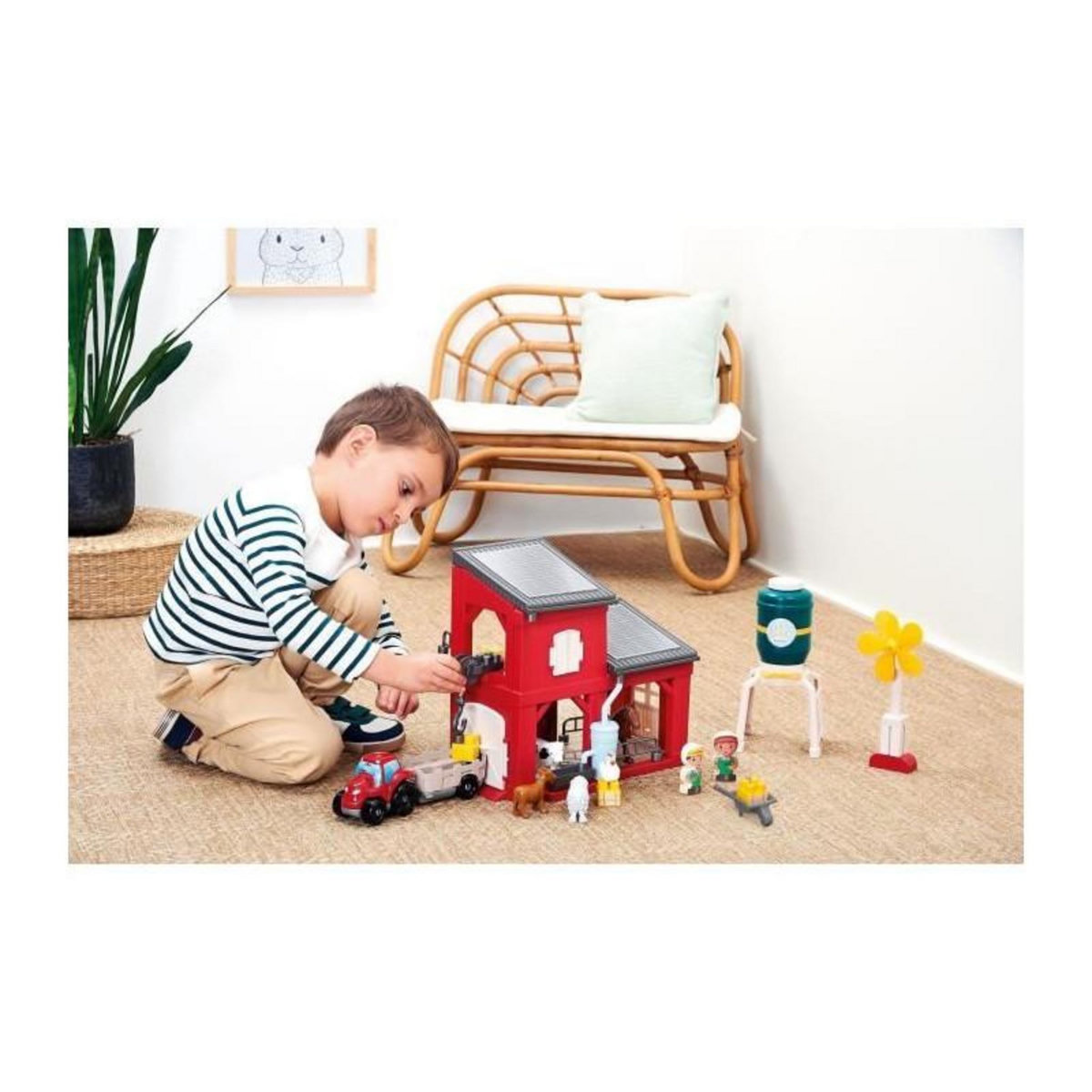 Ecoiffier ECOIFFIER 2979 Abrick - Ferme écologique - 18 mois - Respectueuse de l'environnement