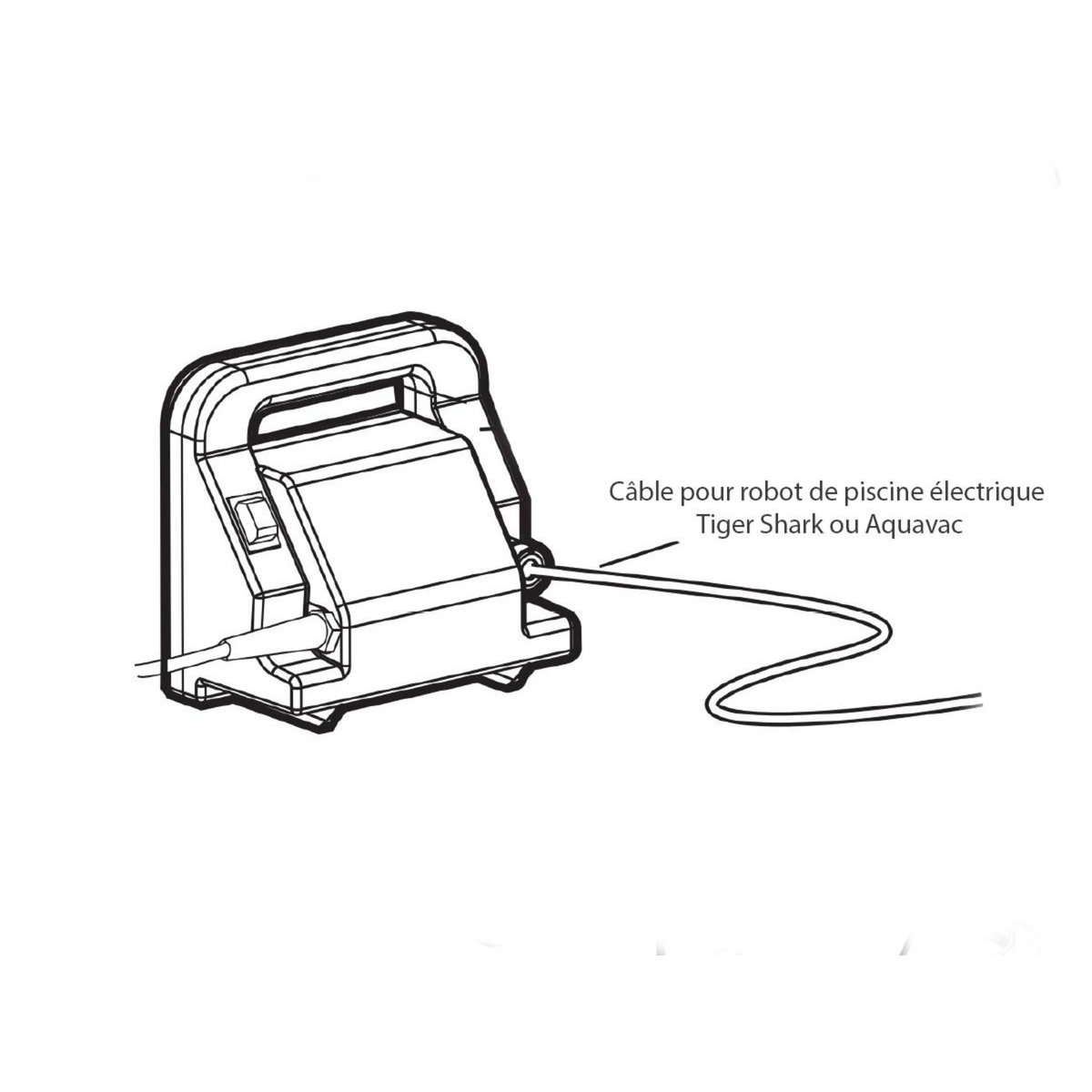 Hayward Câble pour robot de piscine électrique Tiger Shark ou Aquavac - Hayward