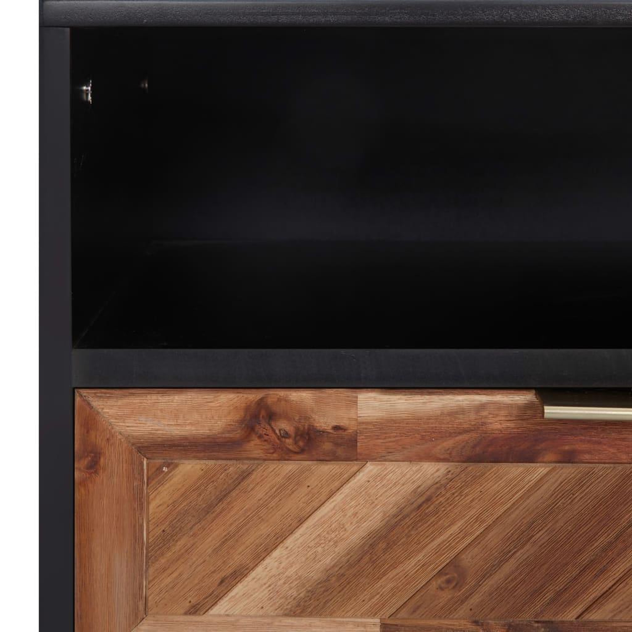 Voir la diapositive 5 : VIDAXL Meuble tv 100x35x45 cm bois d'acacia massif et mdf