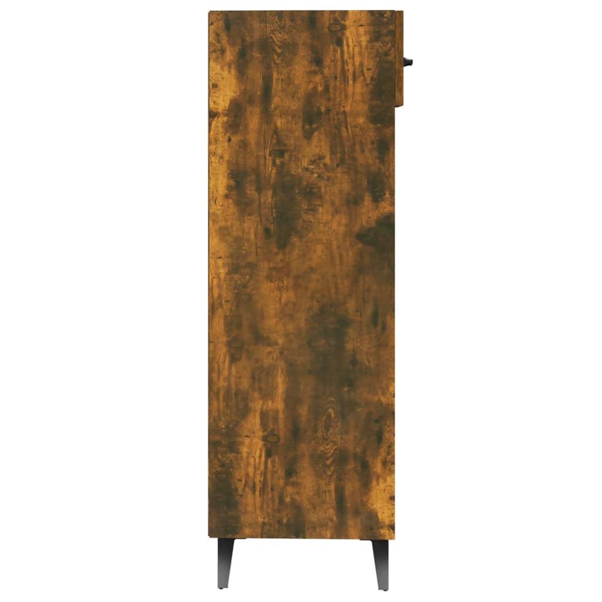 Voir la diapositive 5 : VIDAXL Meuble a chaussures Chene fume 30x35x105 cm Bois d'ingenierie