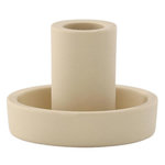 Paris Prix Bougeoir Design en Argile  Ceco  11cm Beige