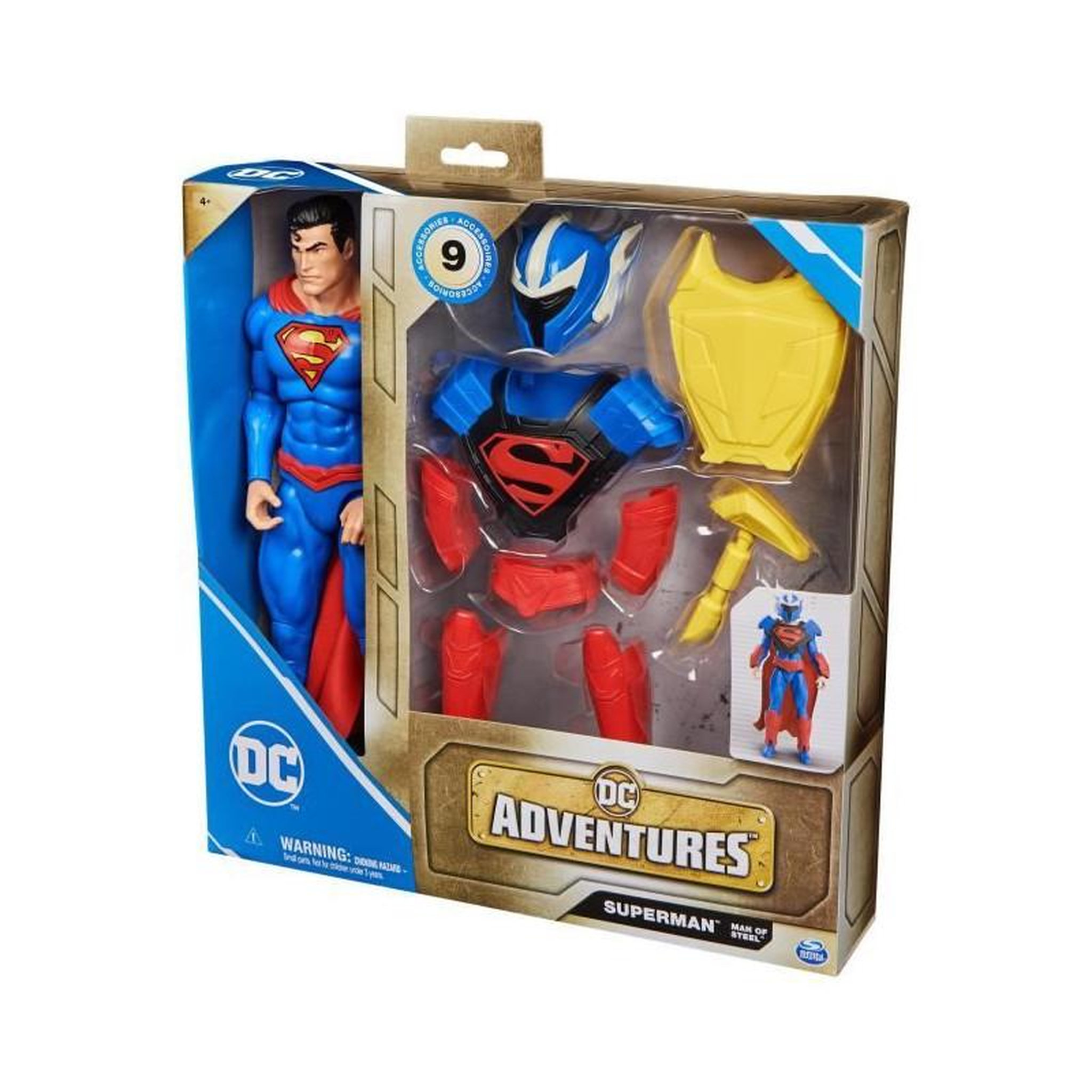 Voir la diapositive 6 : Spin Master PACK FIGURINE 30 CM SUPERMAN + ACCESSOIRES DC Adventures