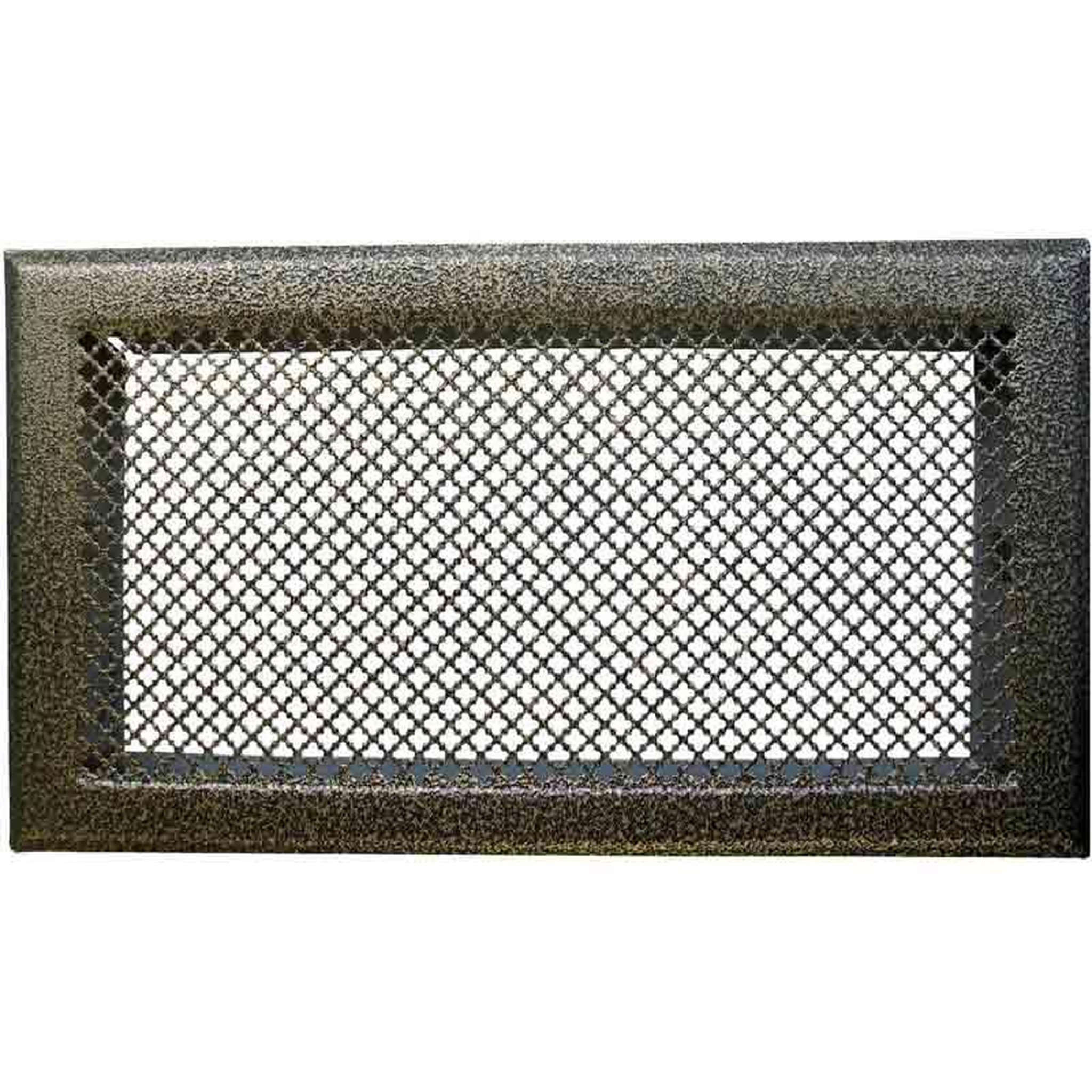 DMO Grille de cheminée avec précadre 345 x 195 mm couleur laiton