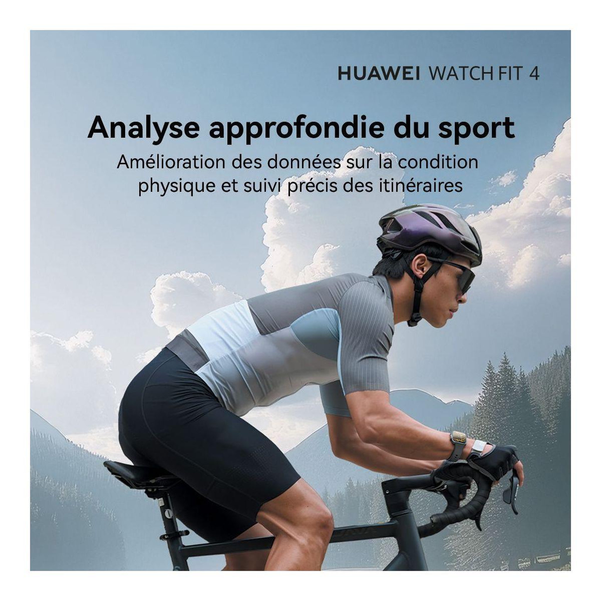 Voir la diapositive 5 : HUAWEI Montre connectée watch fit 4 blanc