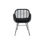 Voir la diapositive 6 : BEST MOBILIER Candelaria - lot de 2 chaises - en poly rotin noir