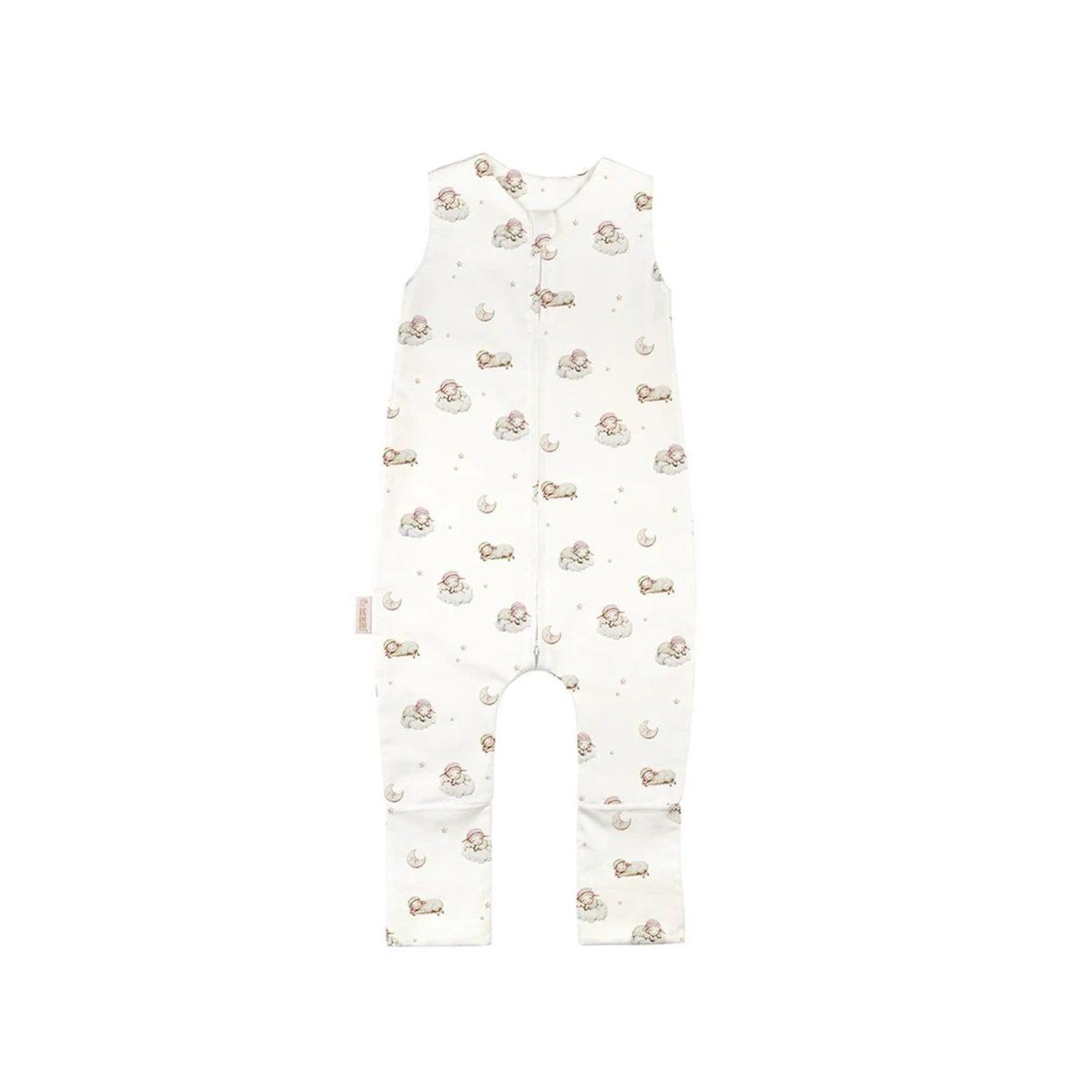 Voir la diapositive 2 : WALDIN Gigoteuse à jambes en coton - taille M (3-4 ans) - motif berceuse, blanc