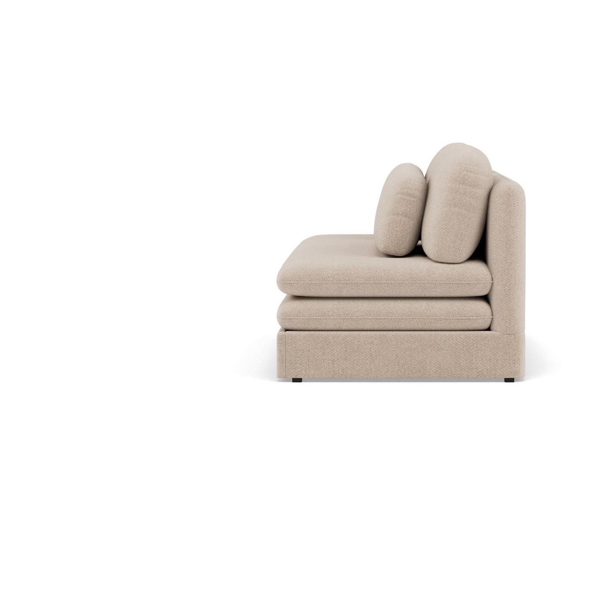 LISA DESIGN Ysal - canapé 3 places convertible déplimousse en velours texturé