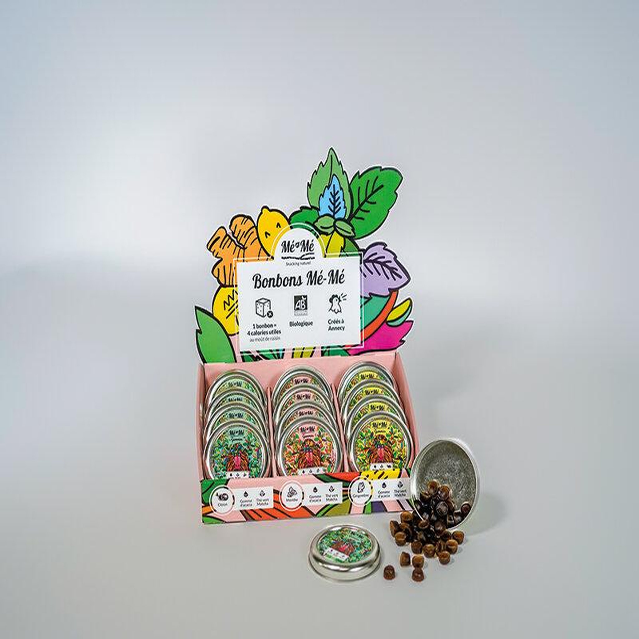 Voir la diapositive 3 : Smartbox Box de boissons et bonbons sains, bio et français avec bougie livrée à domicile - coffret cadeau sport & aventure